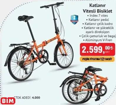 KATLANIR VİTESLİ BİSİKLET KATLANIR VİTESLİ BİSİKLET